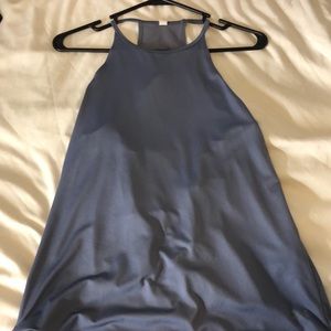 UNDER ARMOUR BLUE GREY OPEN BACK TANK